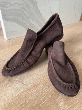 Suitsupply Brown Suede Loafer in Size 43